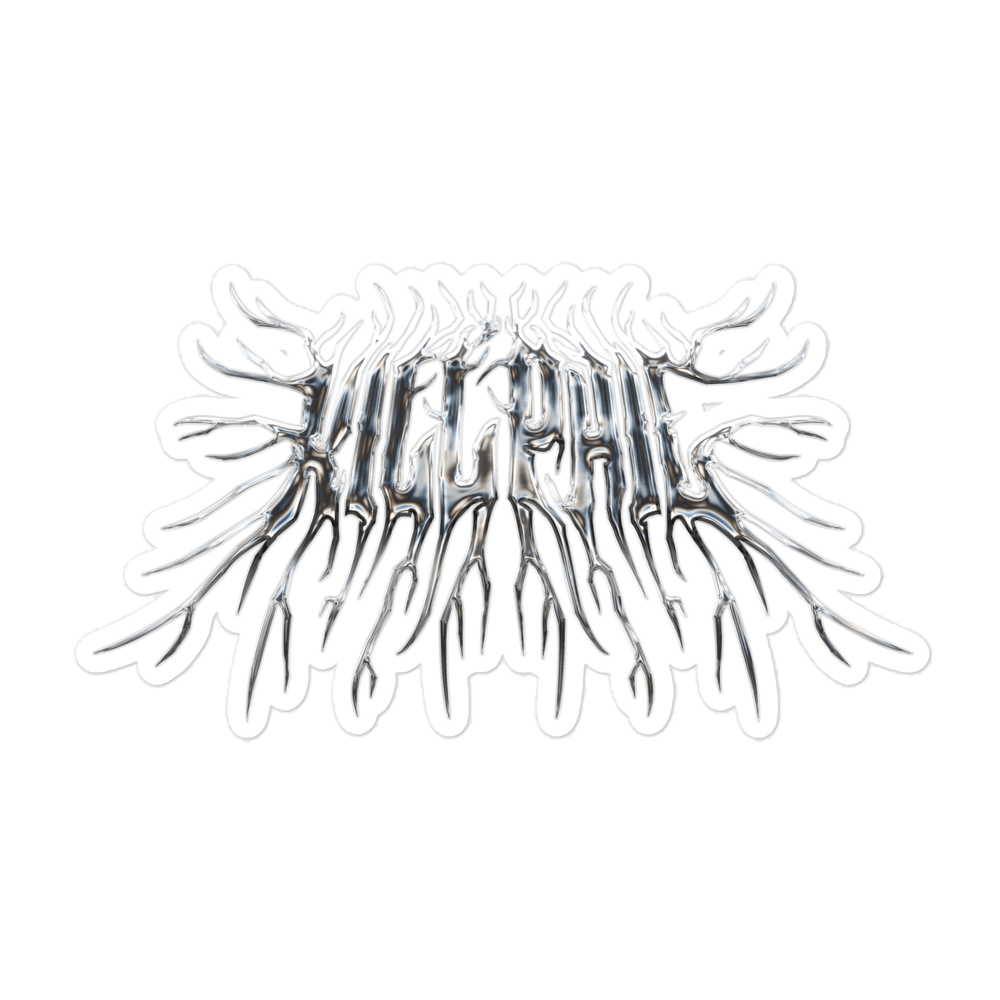 KILL PHIL CHROME STICKER